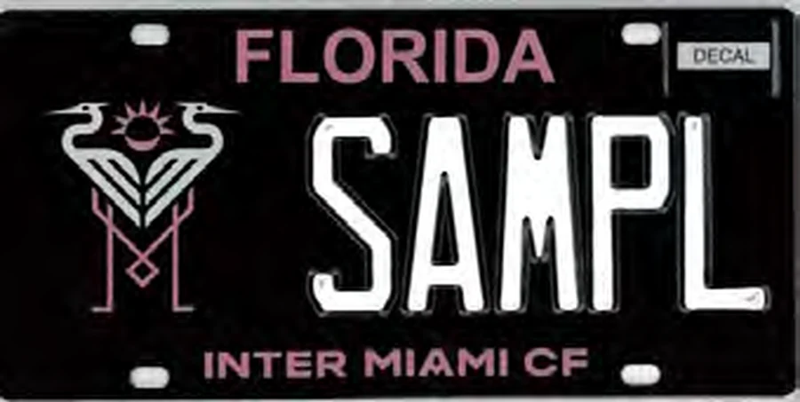 Florida Inter Miami CF specialty license plate