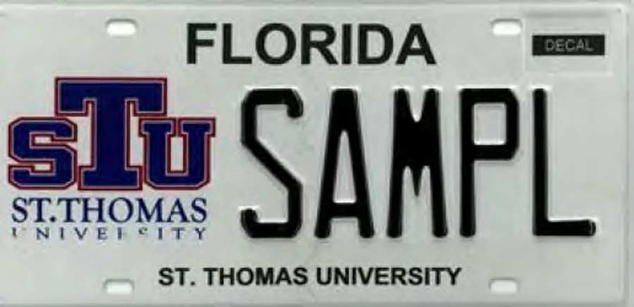 Florida Saint Thomas University license plate