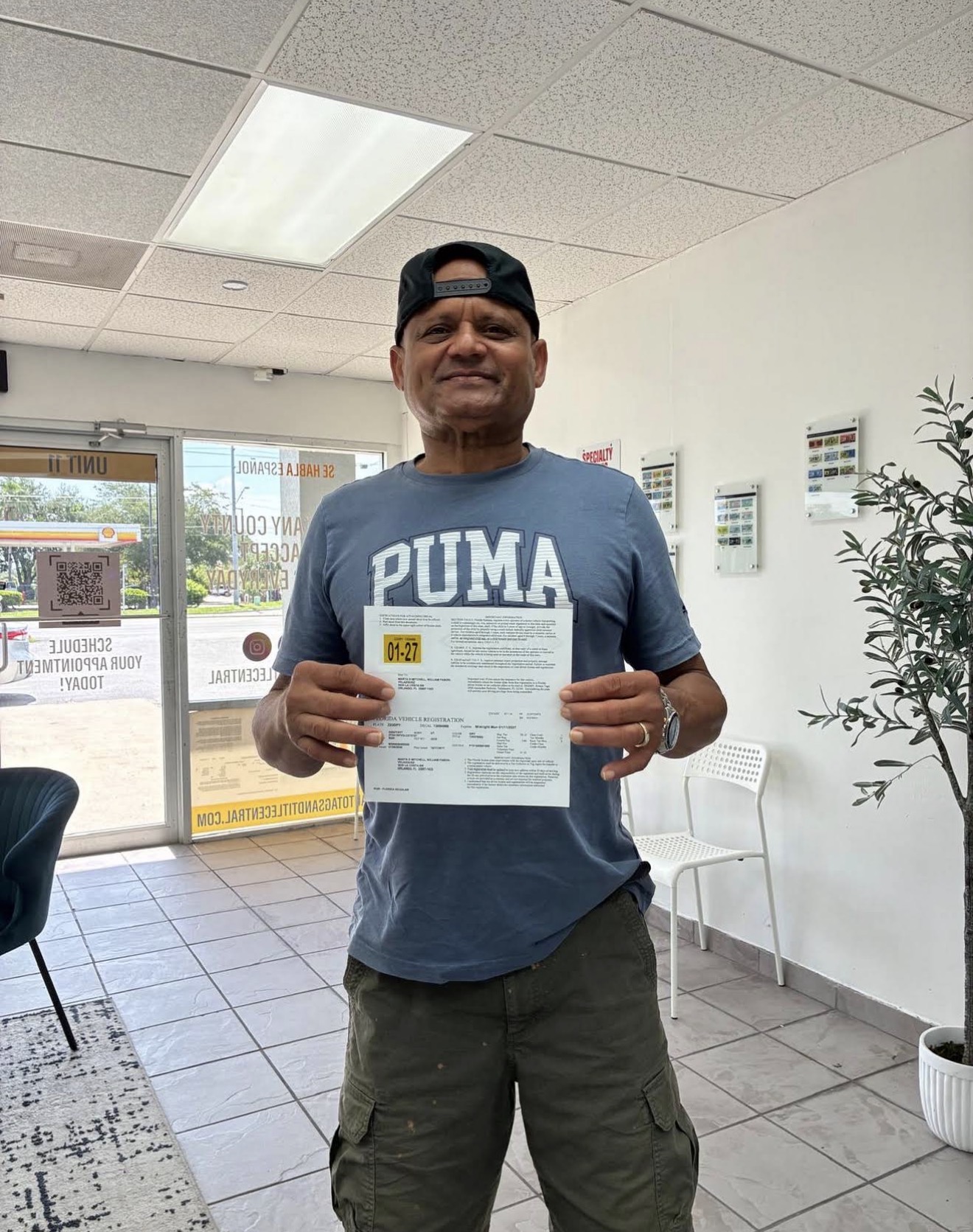 Registration and decal in hand, no DMV wait.