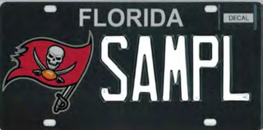Florida Tampa Bay Buccaneers (NFL) specialty license plate