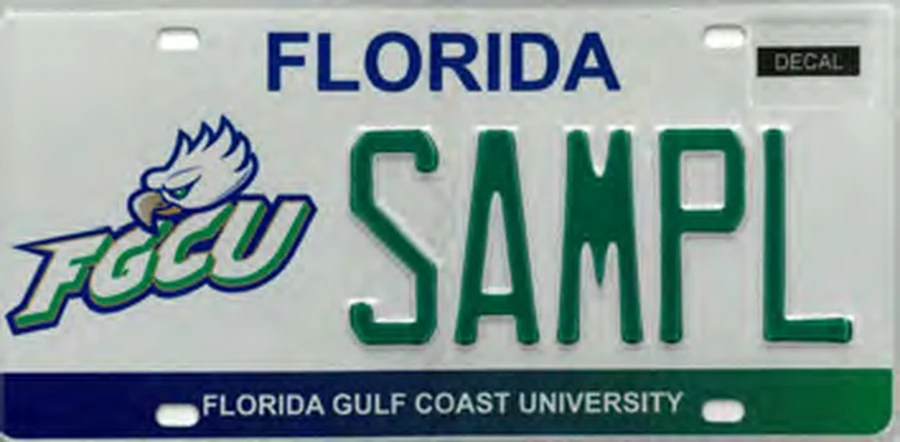 Florida Florida Gulf Coast University license plate