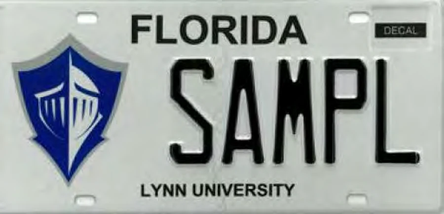 Florida Lynn University license plate